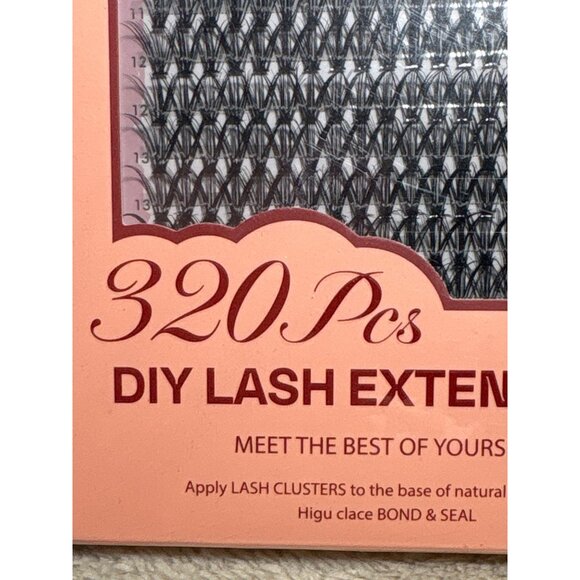 Higu Clace 320 Pcs DIY Lash Extensions Set Individual Lashes 9-13mm Lightweight - Picture 2 of 4